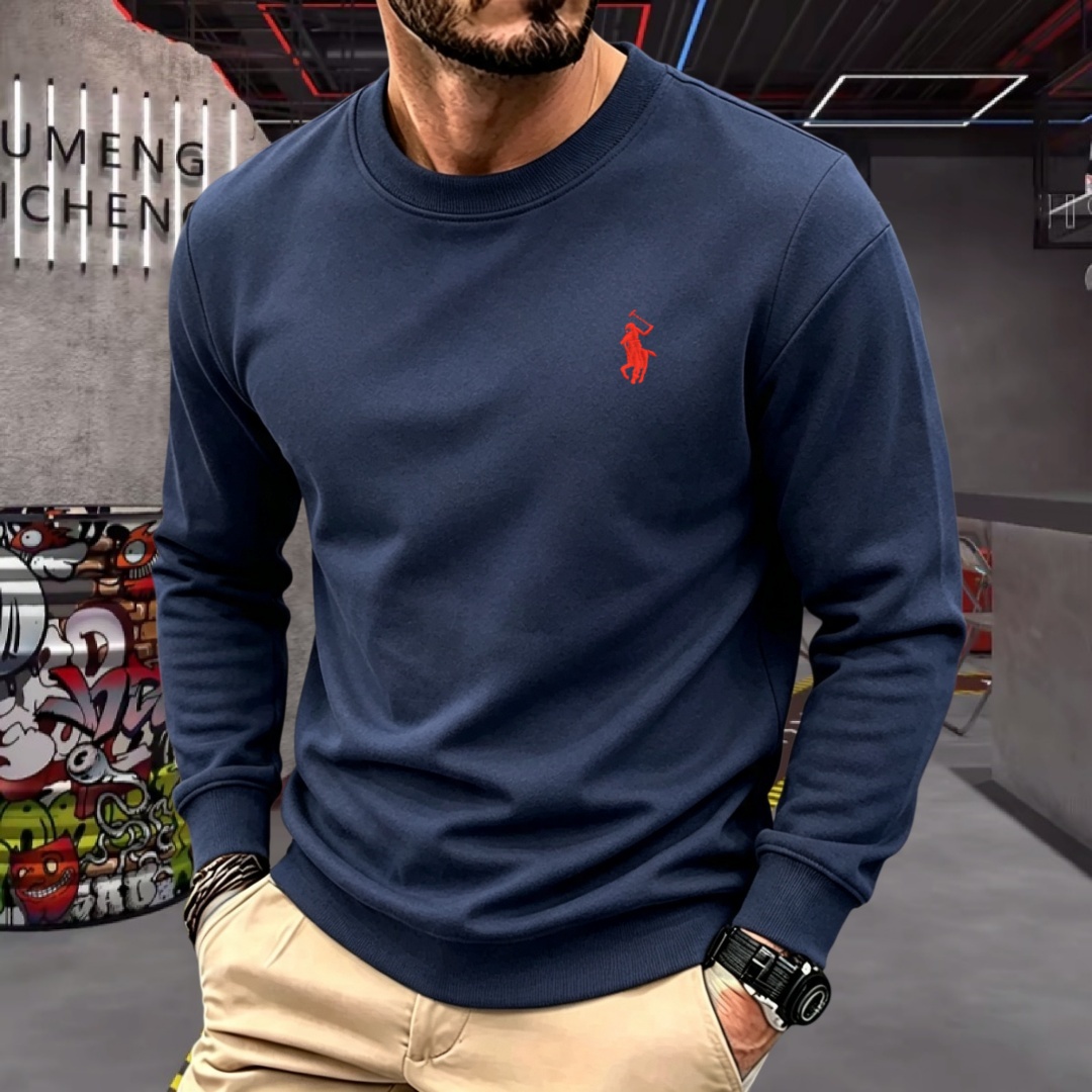 Men'S Tops Fashion - قميص رجالي طويل الأكمام برقبة دائرية