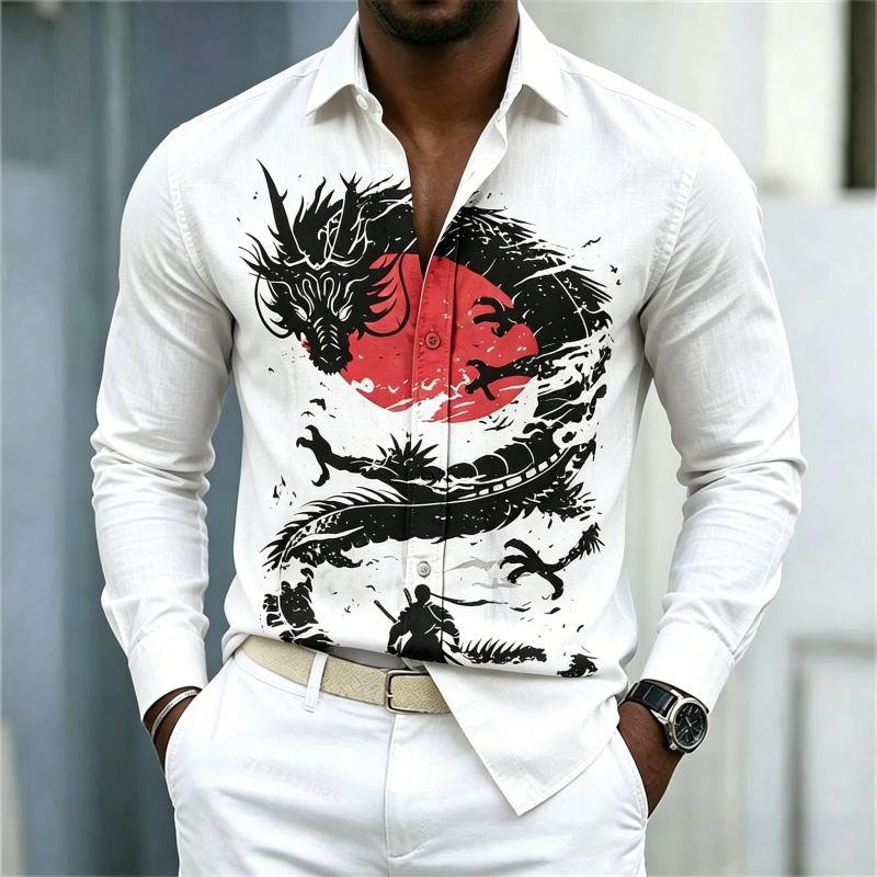 Men'S Tops Fashion - قميص رجالي جديد لعام 2026 بنمط