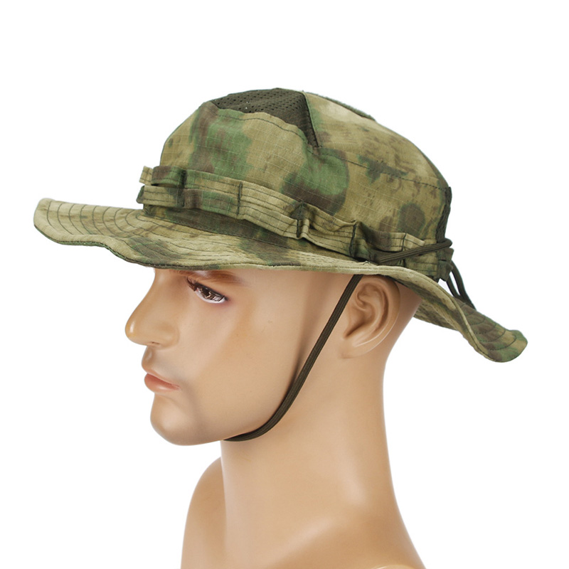 Mens Fashion Bucket Hat - FG atacs التمويه Boonie قبعة المشي