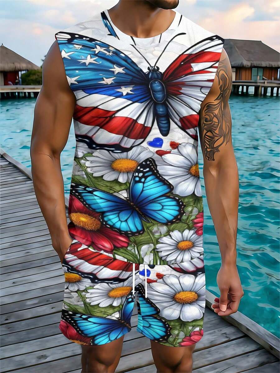 Men'S Tops Fashion - طقم صيفي رجالي جديد 2026 بتصميم