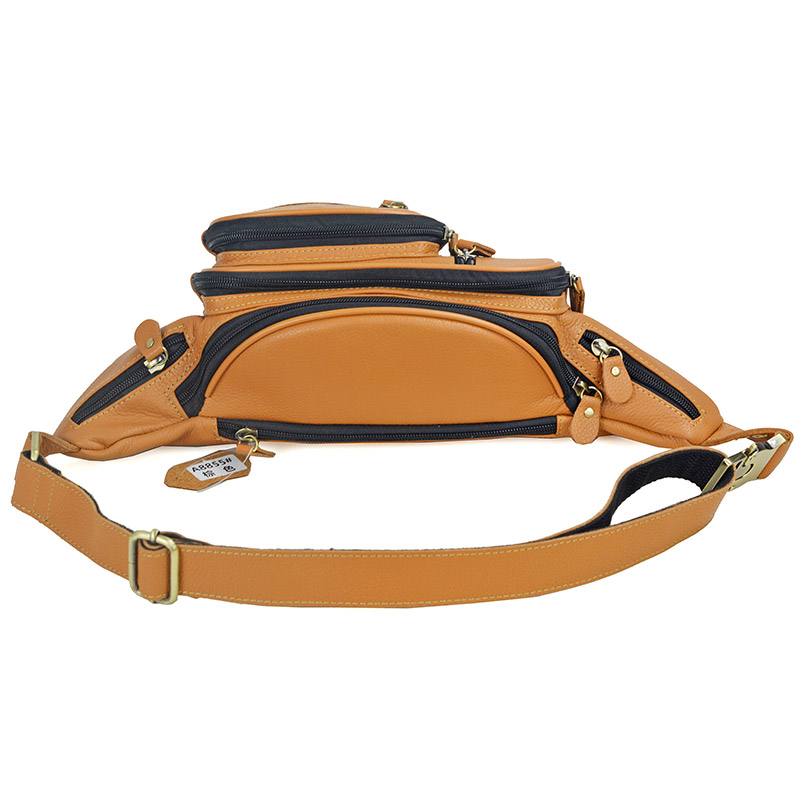 حقائب خصر من الجلد الطبيعي للر - مراجعة Fashion Harness Men وسعره