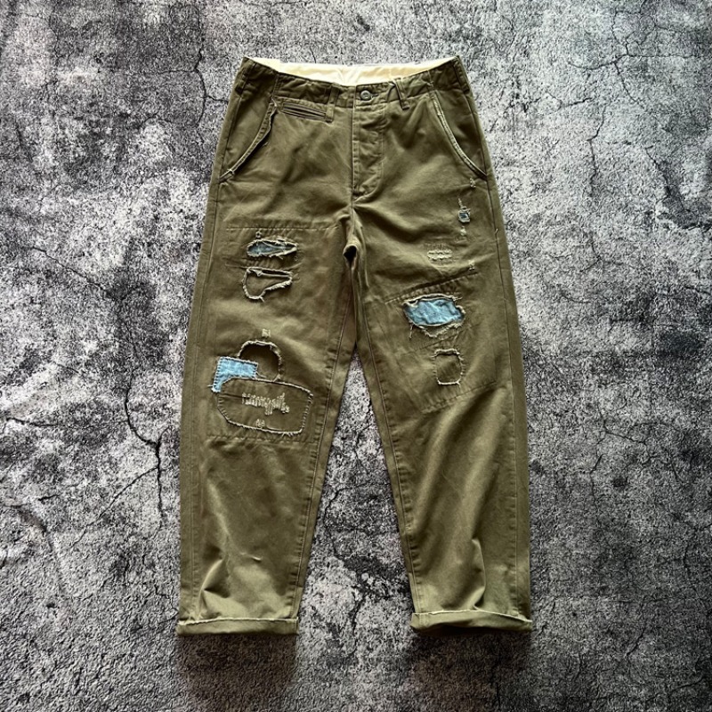 Amekaji اليابان خمر الوزن الثق - مراجعة Chino Pants Men وسعره