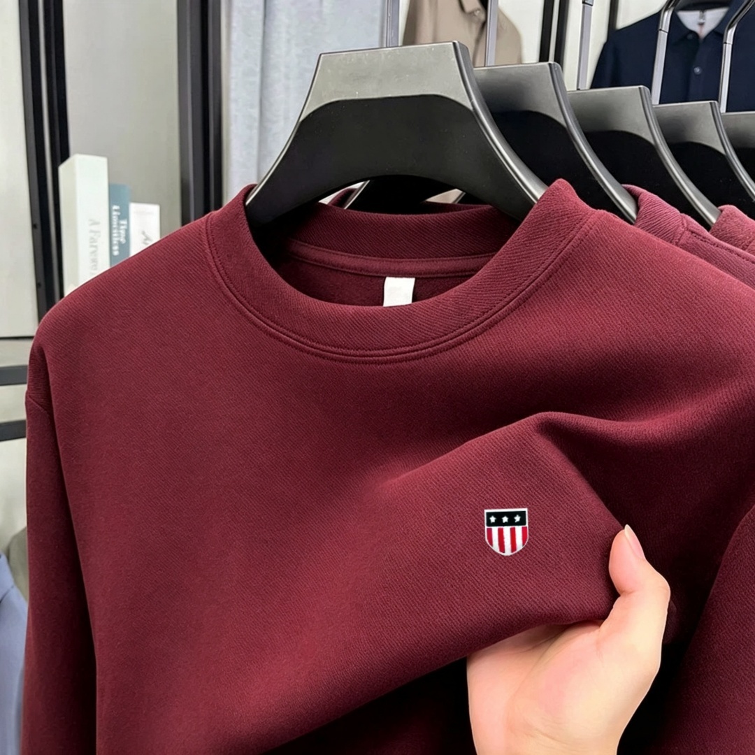 قميص رجالي طويل الأكمام برقبة  - مراجعة Men'S Tops Fashion وسعره