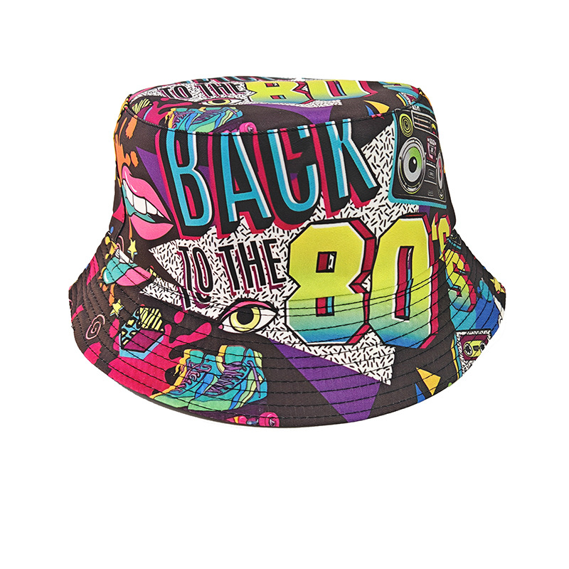 قبعة دلو بتصميم جرافيتي عتيق م - مراجعة Mens Fashion Bucket Hat وسعره