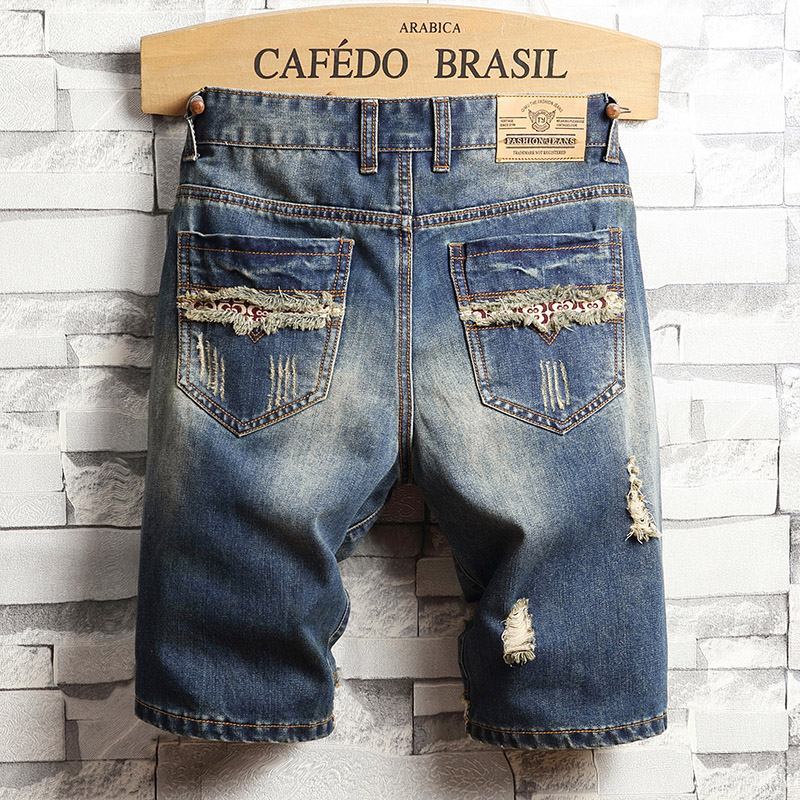 شورت جينز ممزق للرجال بأسلوب ا - مراجعة Mens Fashion Denim وسعره