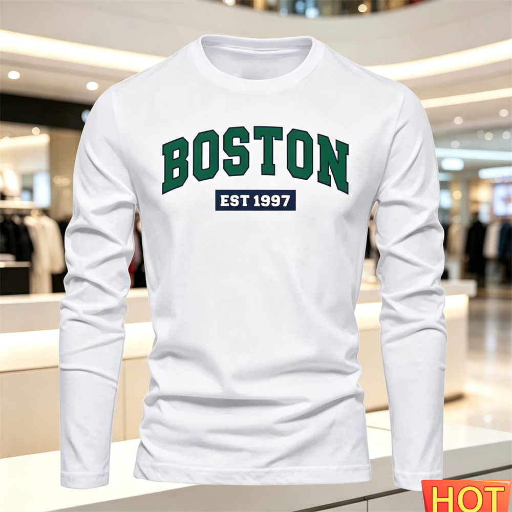 تي شيرت رجالي بأكمام طويلة للخ - مراجعة Men'S Tops Fashion وسعره