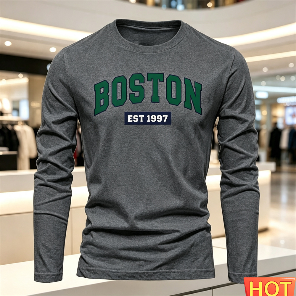 تي شيرت رجالي بأكمام طويلة للخ - مراجعة Men'S Tops Fashion وسعره