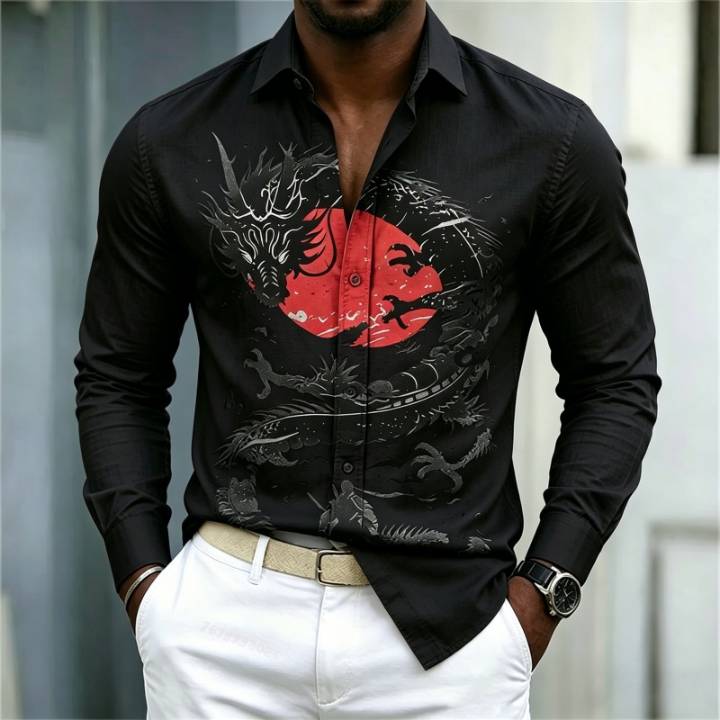 قميص رجالي جديد لعام 2026 بنمط - مراجعة Men'S Tops Fashion وسعره