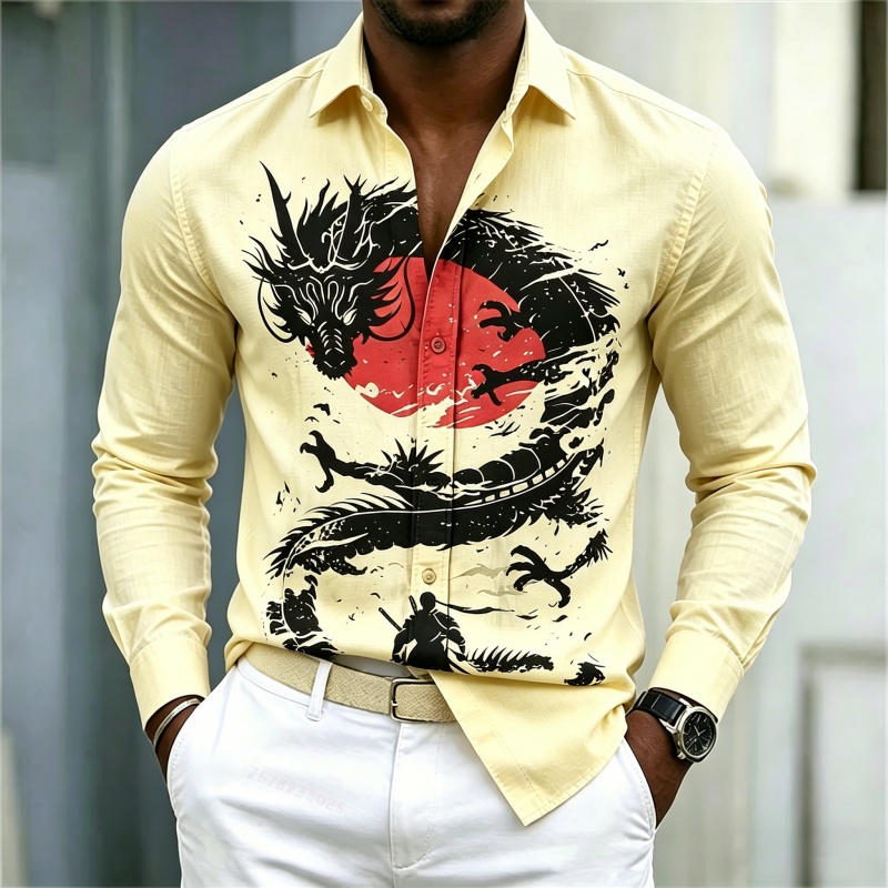 قميص رجالي جديد لعام 2026 بنمط - مراجعة Men'S Tops Fashion وسعره