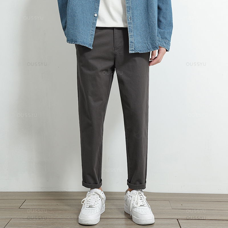 بنطلون كاجوال رجالي خاكي لخريف - مراجعة Chino Pants Men وسعره