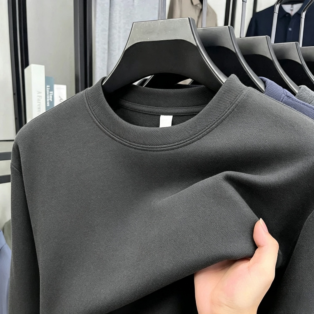قميص رجالي طويل الأكمام برقبة  - مراجعة Men'S Tops Fashion وسعره