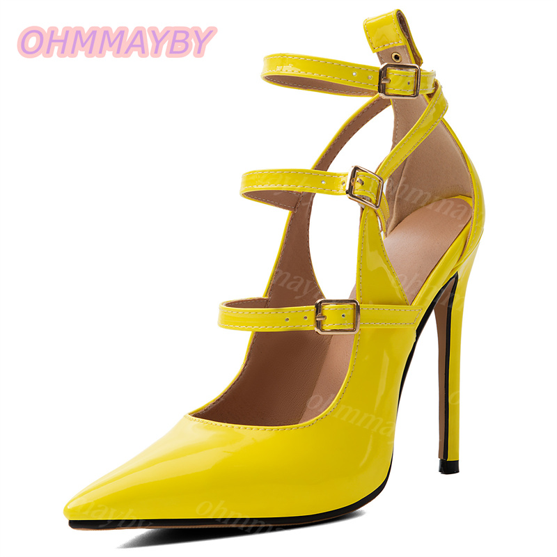 أحذية نسائية بكعب عالٍ مجوفة م - مراجعة Yellow Men'S Fashion وسعره