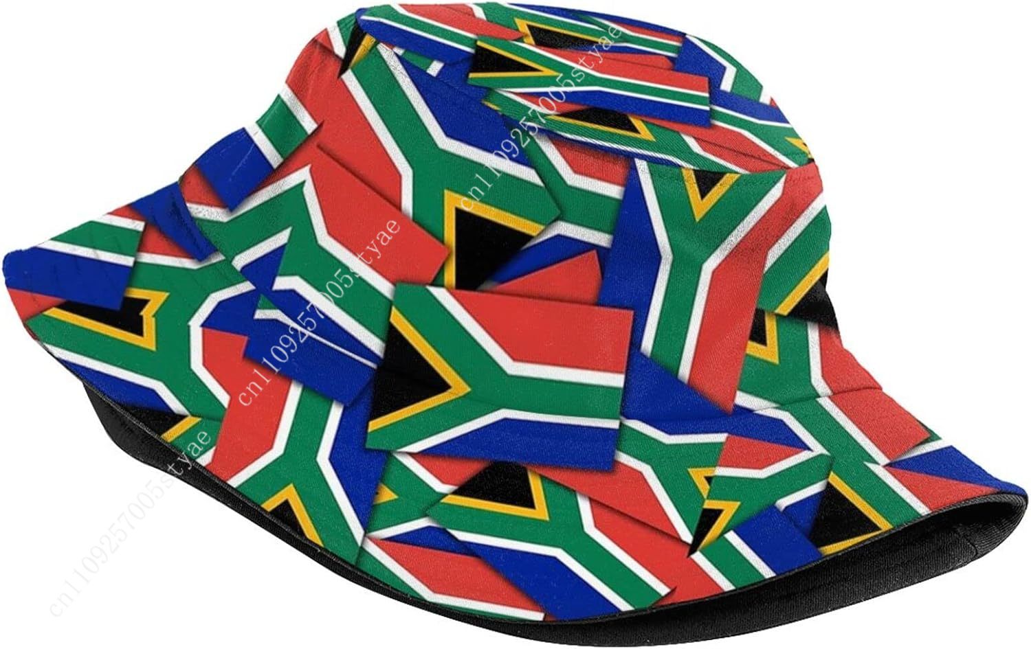 جنوب أفريقيا العلم قبعة بحافة  - مراجعة Mens Fashion Bucket Hat وسعره