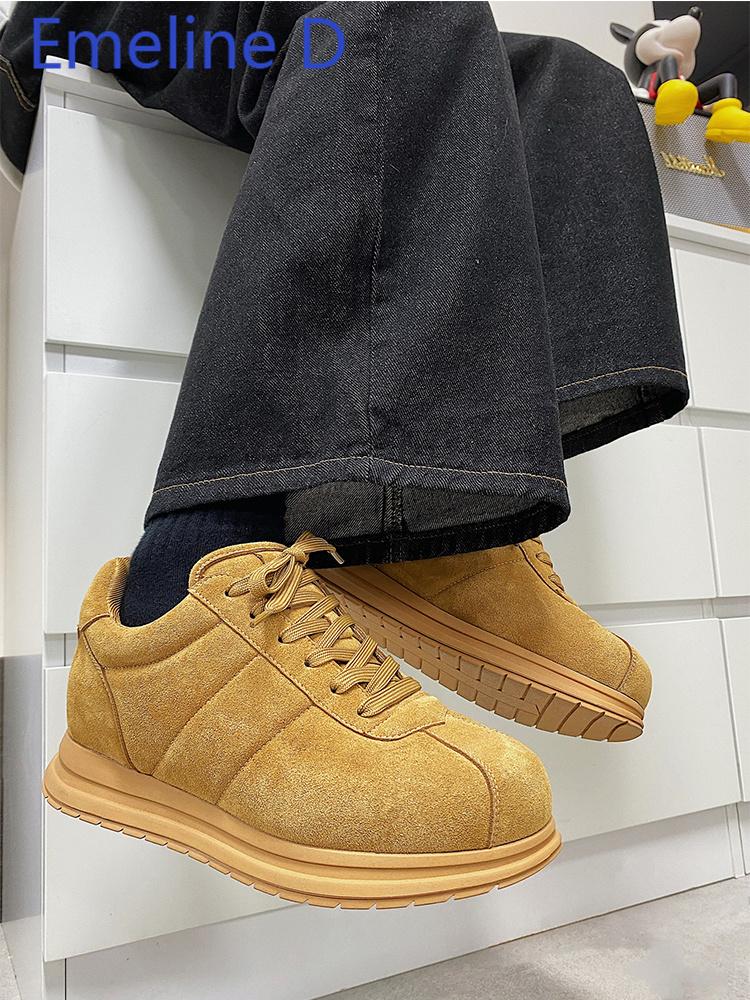 أحذية خبز ذات نعل سميك أصفر بر - مراجعة Yellow Men'S Fashion وسعره