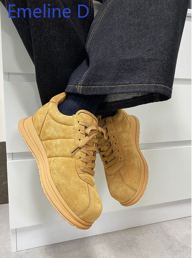 أحذية خبز ذات نعل سميك أصفر بر - مراجعة Yellow Men'S Fashion وسعره