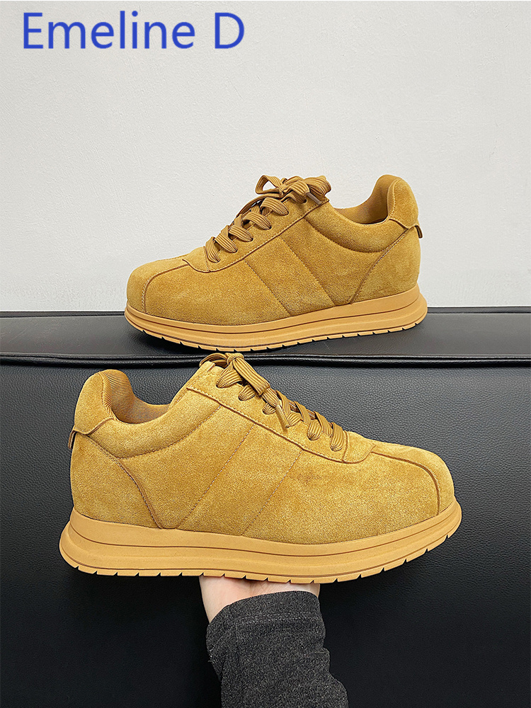 أحذية خبز ذات نعل سميك أصفر بر - مراجعة Yellow Men'S Fashion وسعره