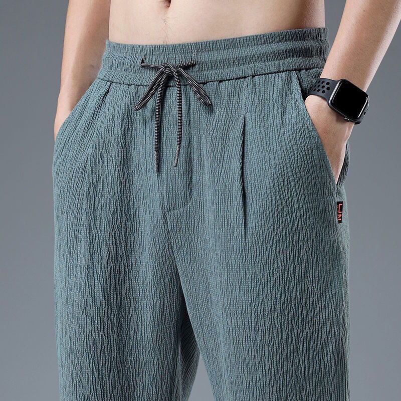 الصيف الحرير الجليد رجل عداء ب - مراجعة Chino Pants Men وسعره
