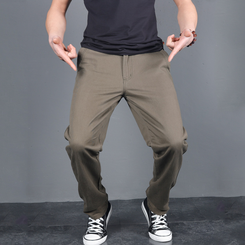 جديد الرجال ربيع الخريف الصلبة - مراجعة Chino Pants Men وسعره