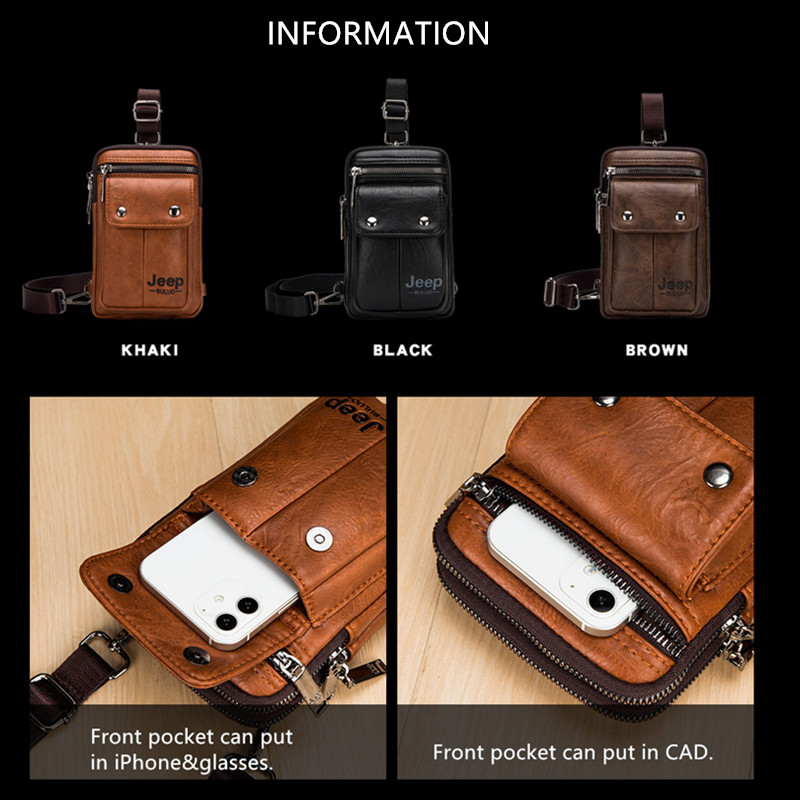 جيب BULUO صغيرة متعددة الوظائف - مراجعة Fashion Harness Men وسعره