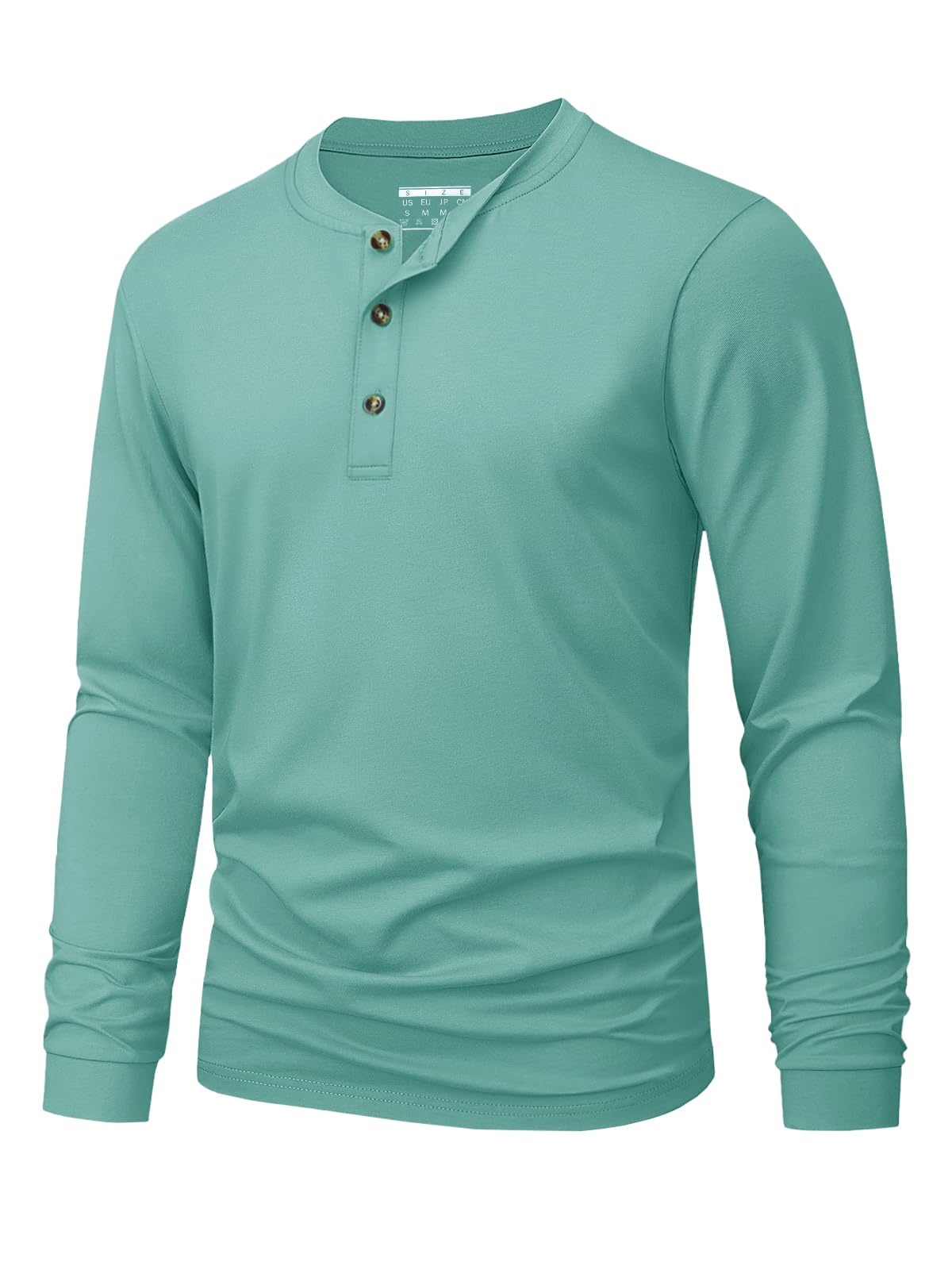تي شيرت هينلي للرجال بسيط بلون - مراجعة Men'S Tops Fashion وسعره
