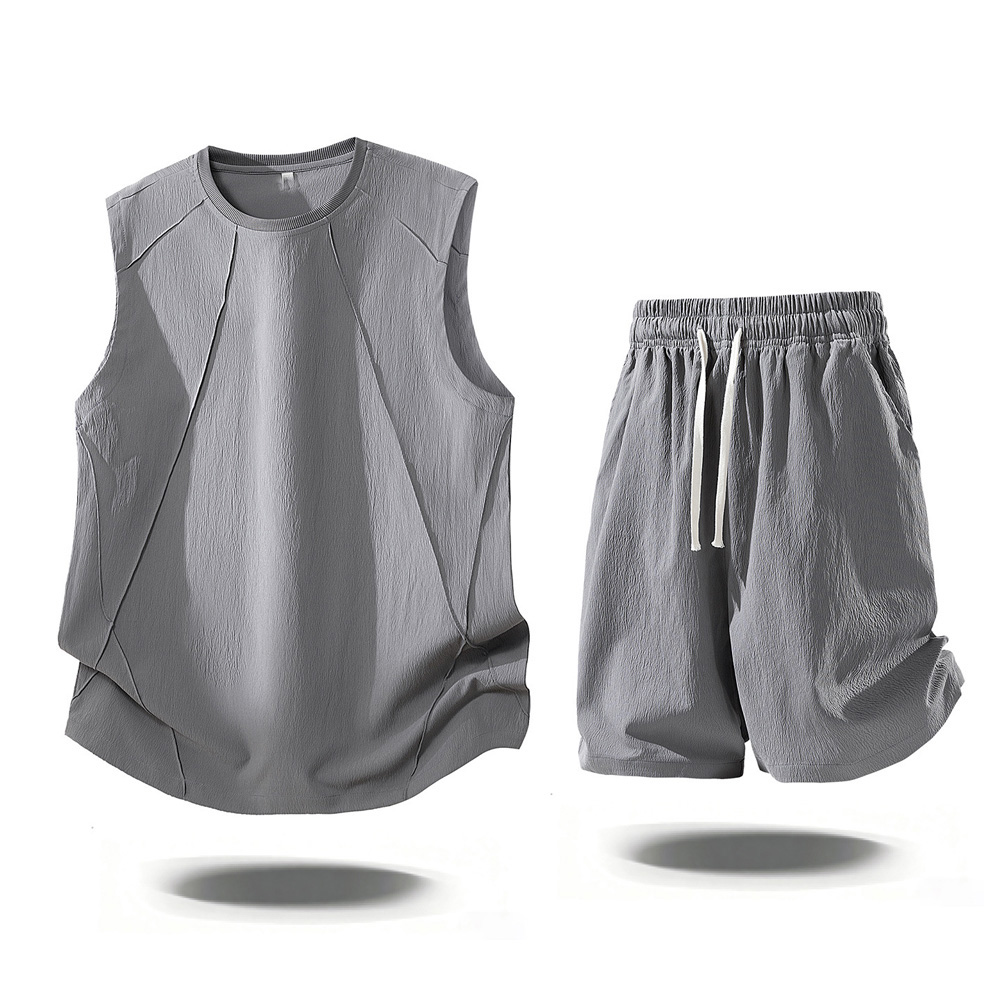 طقم رجالي كاجوال من قطعتين لصي - مراجعة Men'S Tops Fashion وسعره