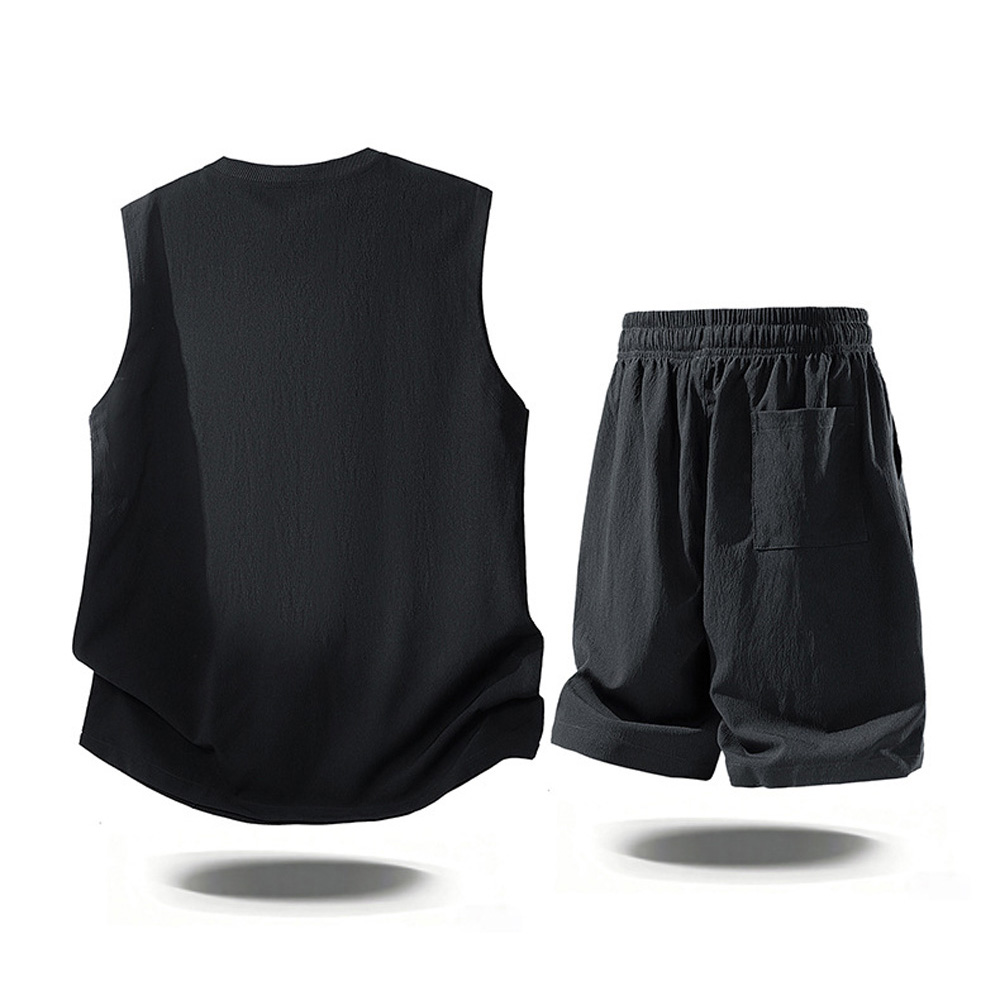 طقم رجالي كاجوال من قطعتين لصي - مراجعة Men'S Tops Fashion وسعره