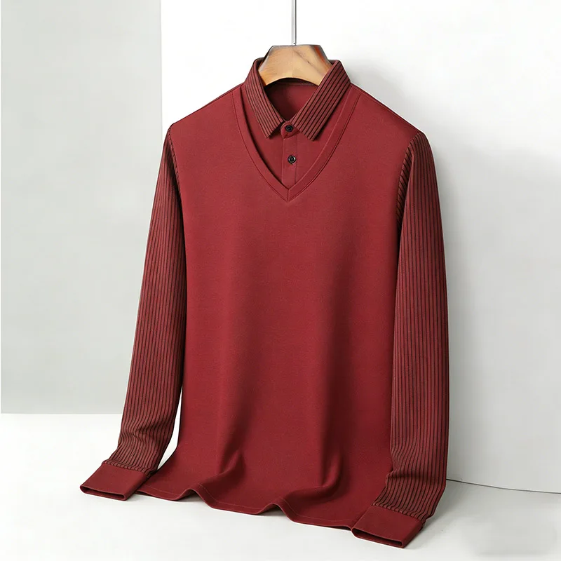 بلوزة رجالية مكونة من قطعتين ب - مراجعة Men'S Tops Fashion وسعره